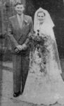 Wedding – Darwin & Scarrott – Bride in Ivory Brocade.