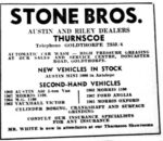 Stone Bros – Advert